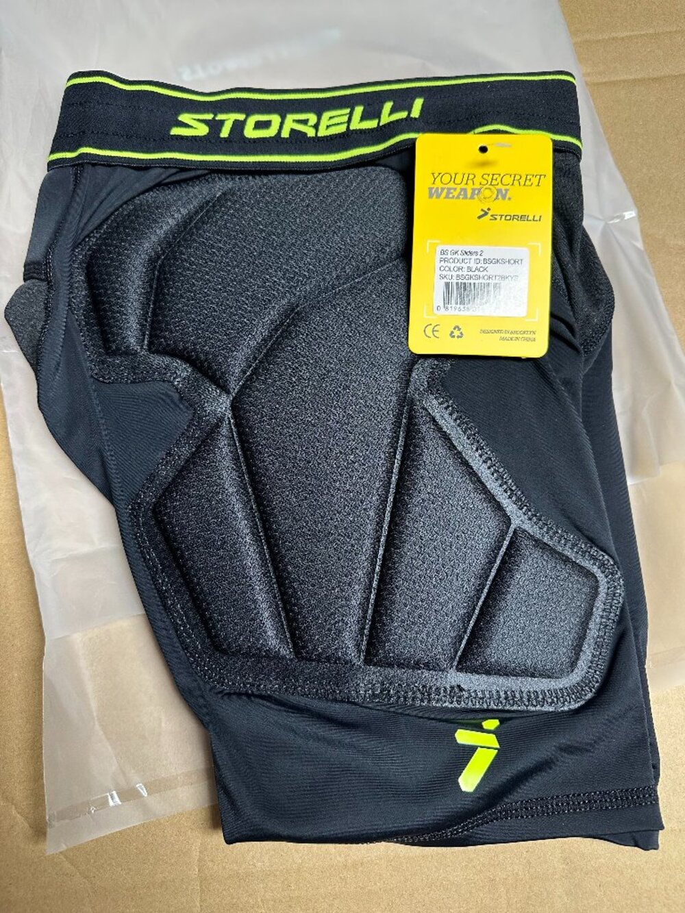 STORELLI BS GK SLIDERS 2 BLACK YOUTH SMALL